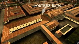 Animation of ancient Roman Fort in Caerleon Wales [upl. by Diella837]