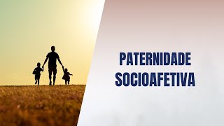 Paternidade socioafetiva [upl. by Yorgo]