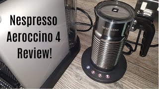 Nespresso Aeroccino 4 Milk Frother Review  Worth upgrading from the Aeroccino 3 [upl. by Norraj811]