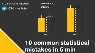 Ten Statistical Mistakes in 5 Min [upl. by Eivod612]