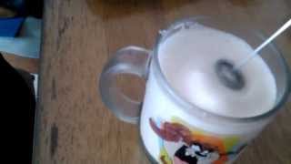 Aerolatte Review Frothing Cold Milk In Under 1 Minute [upl. by Yahs]